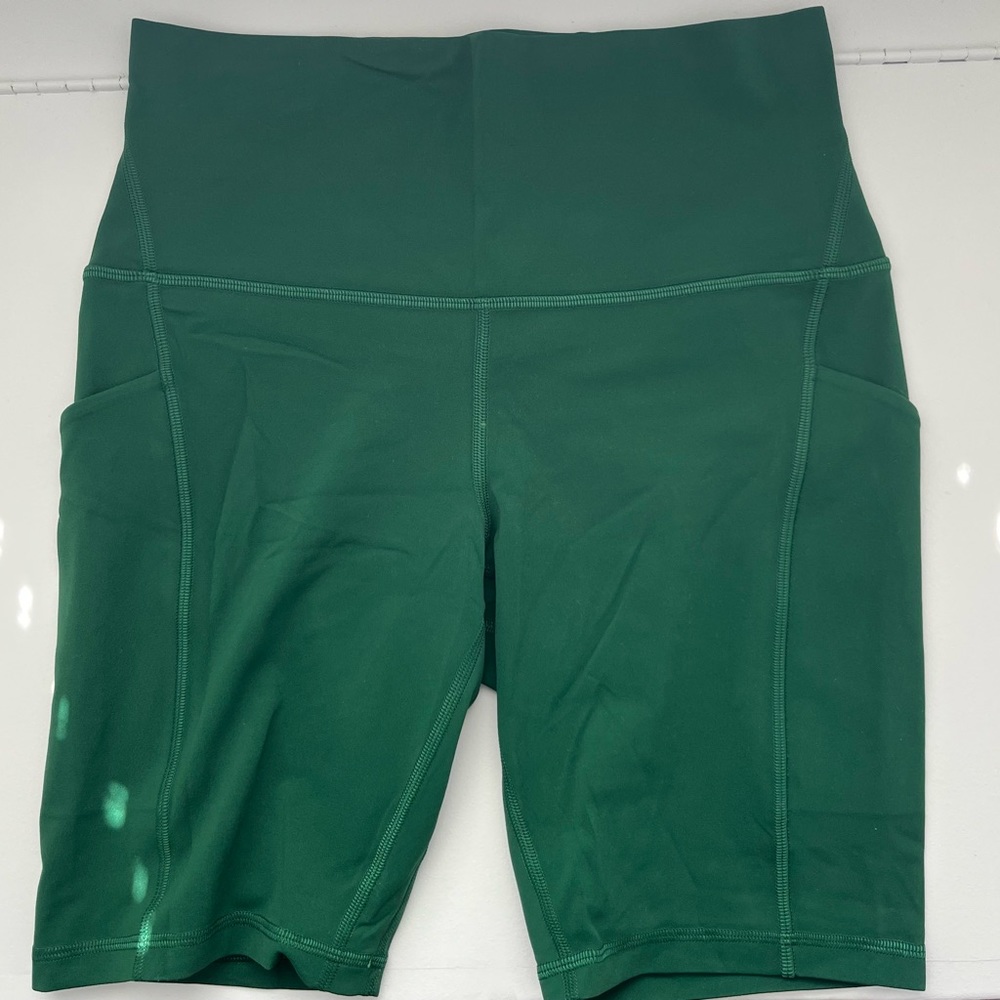 Lululemon Align High-Rise Shorts with Pockets 8”, Everglade Green